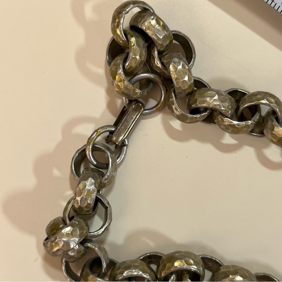 Vintage Antique Art deco Victorian Festival Silver Goth Medieval Goth necklace - Picture 10 of 16